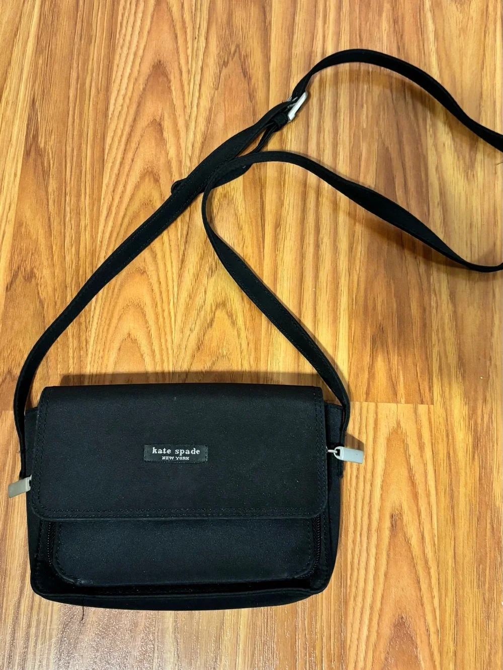 kate spade Black Compact Crossbody Bag